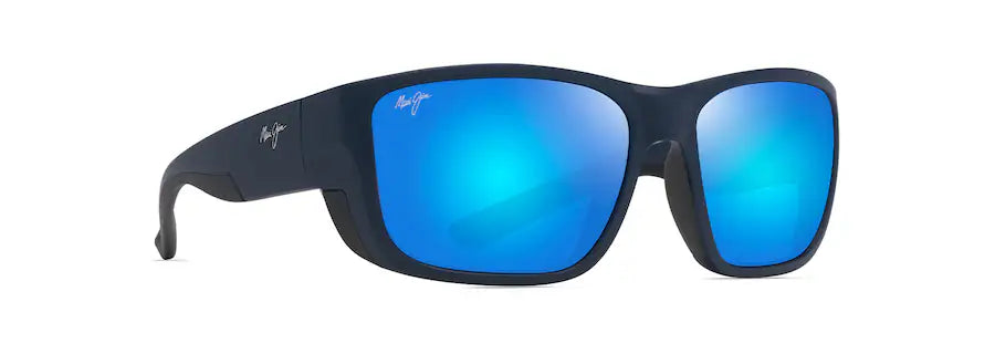 MAUI JIM BLUE HAWAII AMBERJACK DARK NAVY SUNGLASSES