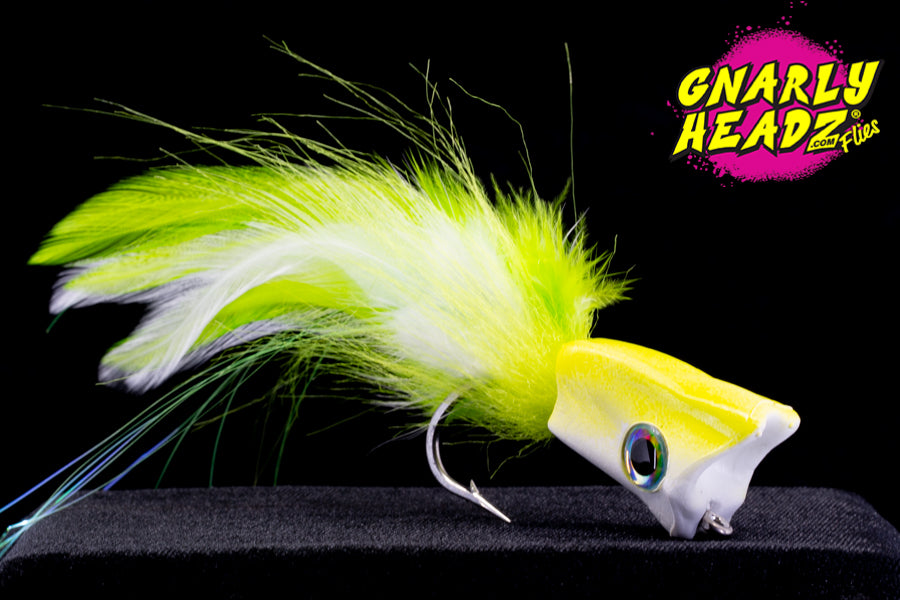 ECHO SOUNDER - WHITE AND CHARTREUSE