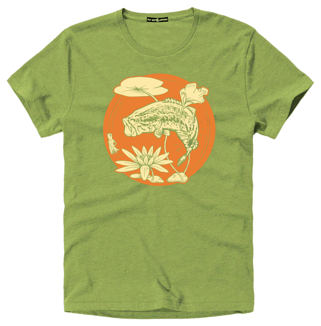 FLY REVOLUTION - SMALL MOUTH BASS - THE INTRUDER T-SHIRT