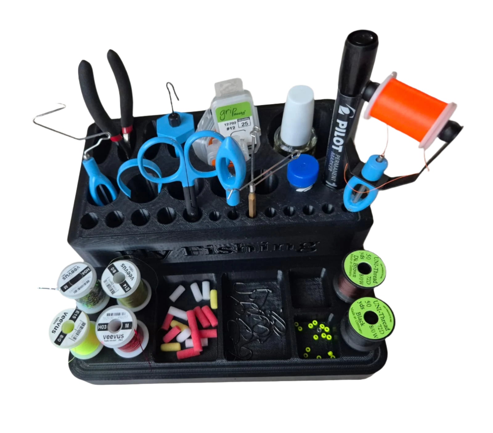 FLY TYING TOOL STATION