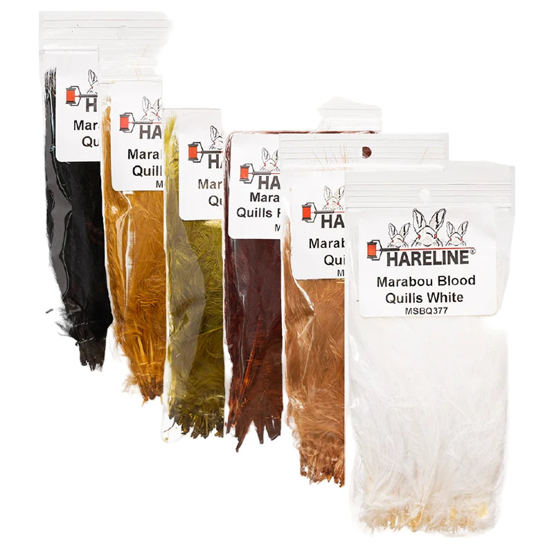 HARELINE MARABOU BLOOD QUILLS