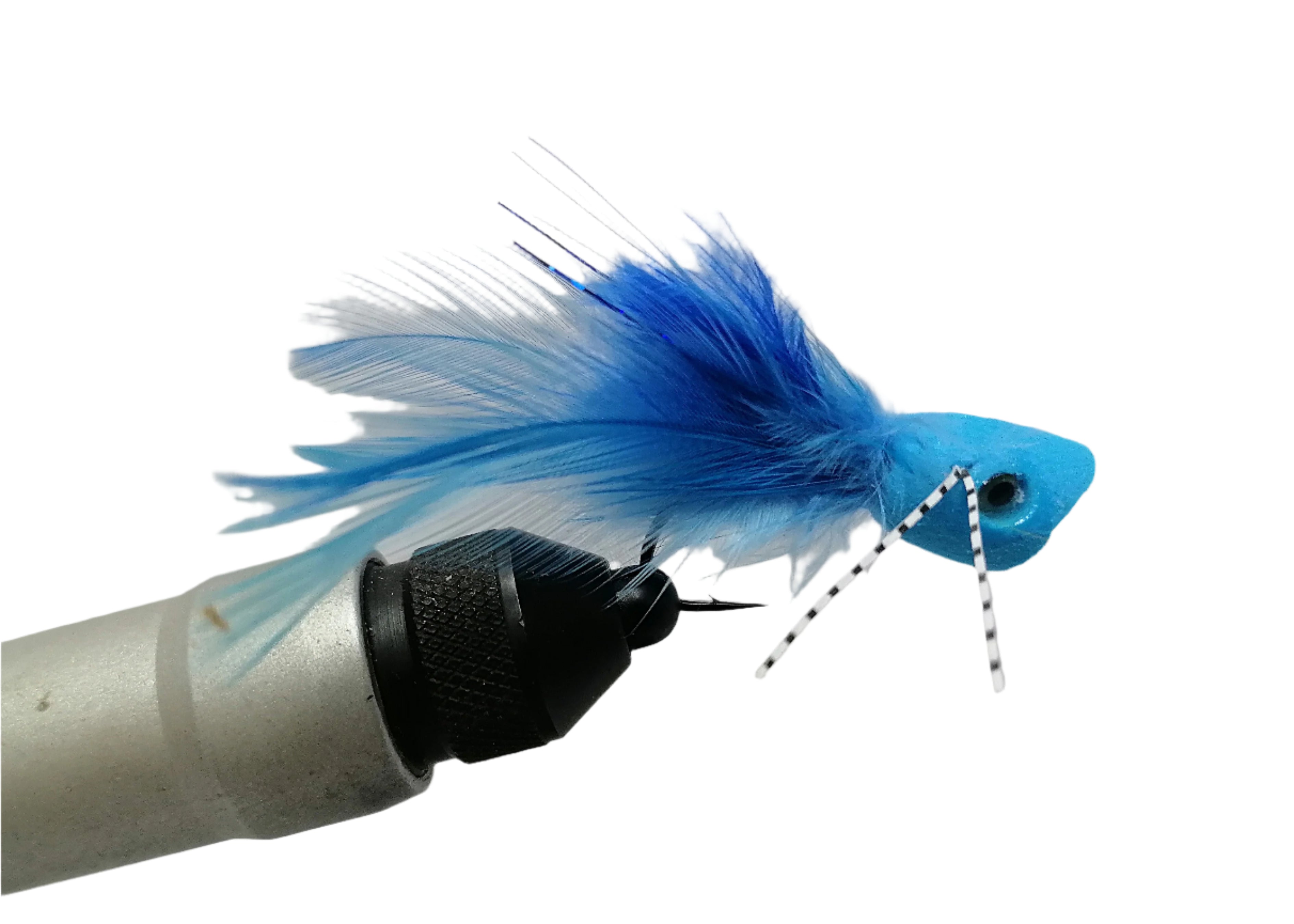 DOUBLE BARREL BASS POPPER - BLUE