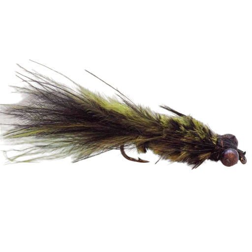 ルアー・フライ Coatac MARABOU MADDLER MADE IN ENGLAND MARABOU DRAGON - BLACK & OLIVE