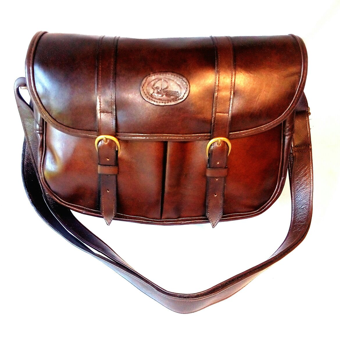 RIVERMAN LEATHER VINTAGE FISHING BAG