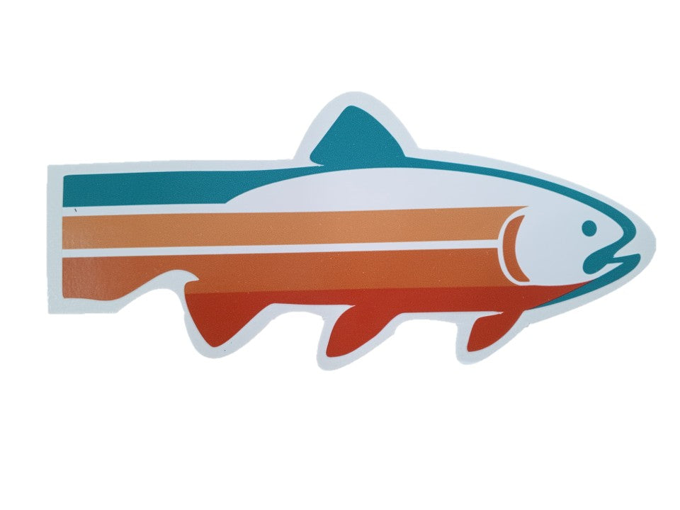 FLY REVOLUTION - RETRO TROUT DECAL