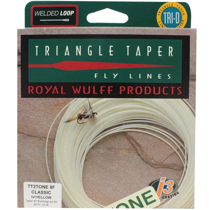 ROYAL WULFF TRIANGLE TAPER 2-TONE FLOATING FLY LINE
