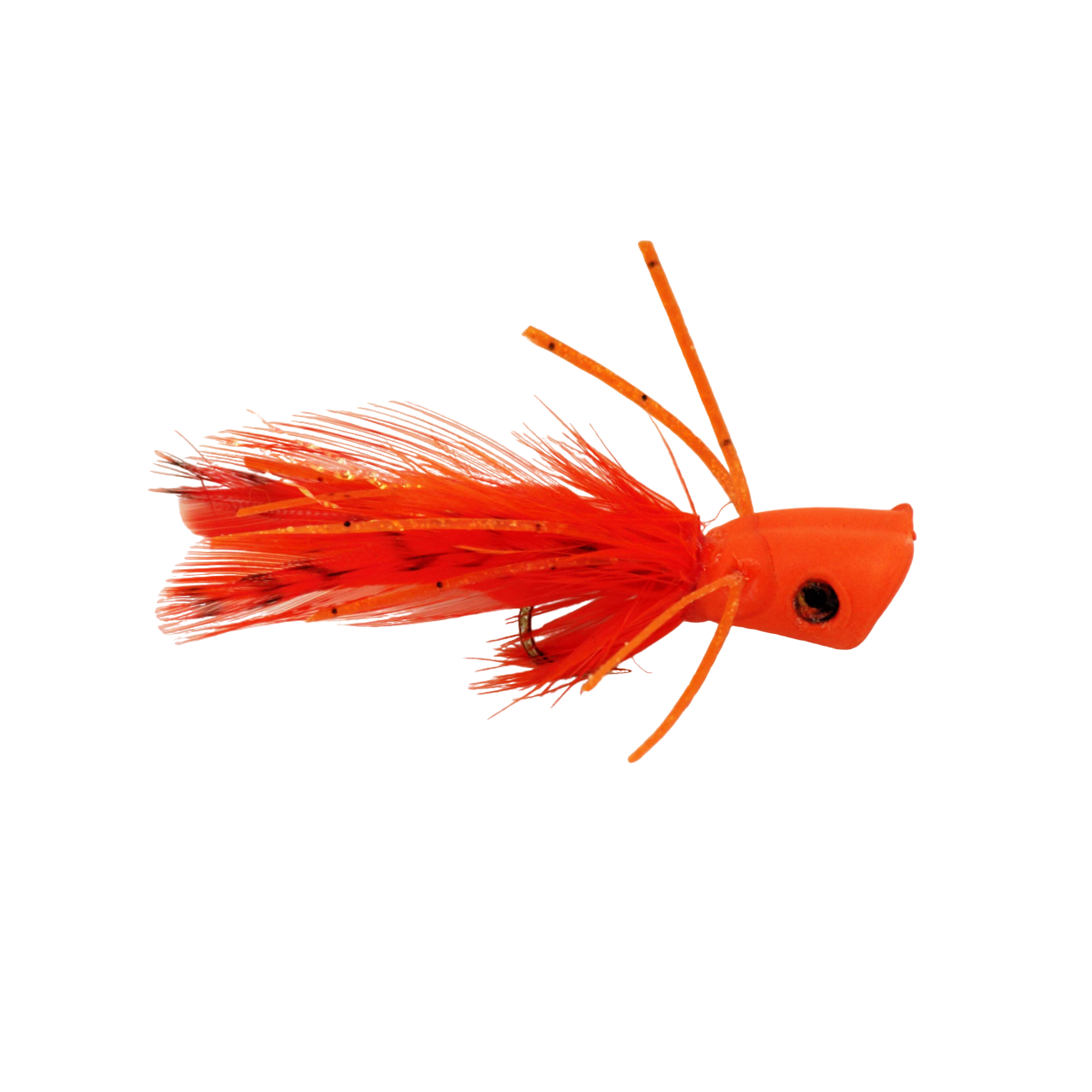 DOUBLE BARREL BASS POPPER - ORANGE