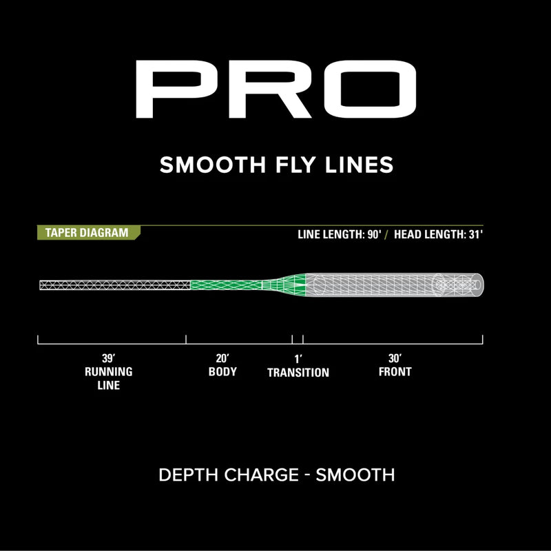 ORVIS PRO DEPTH CHARGE 3D FLY LINE - SMOOTH