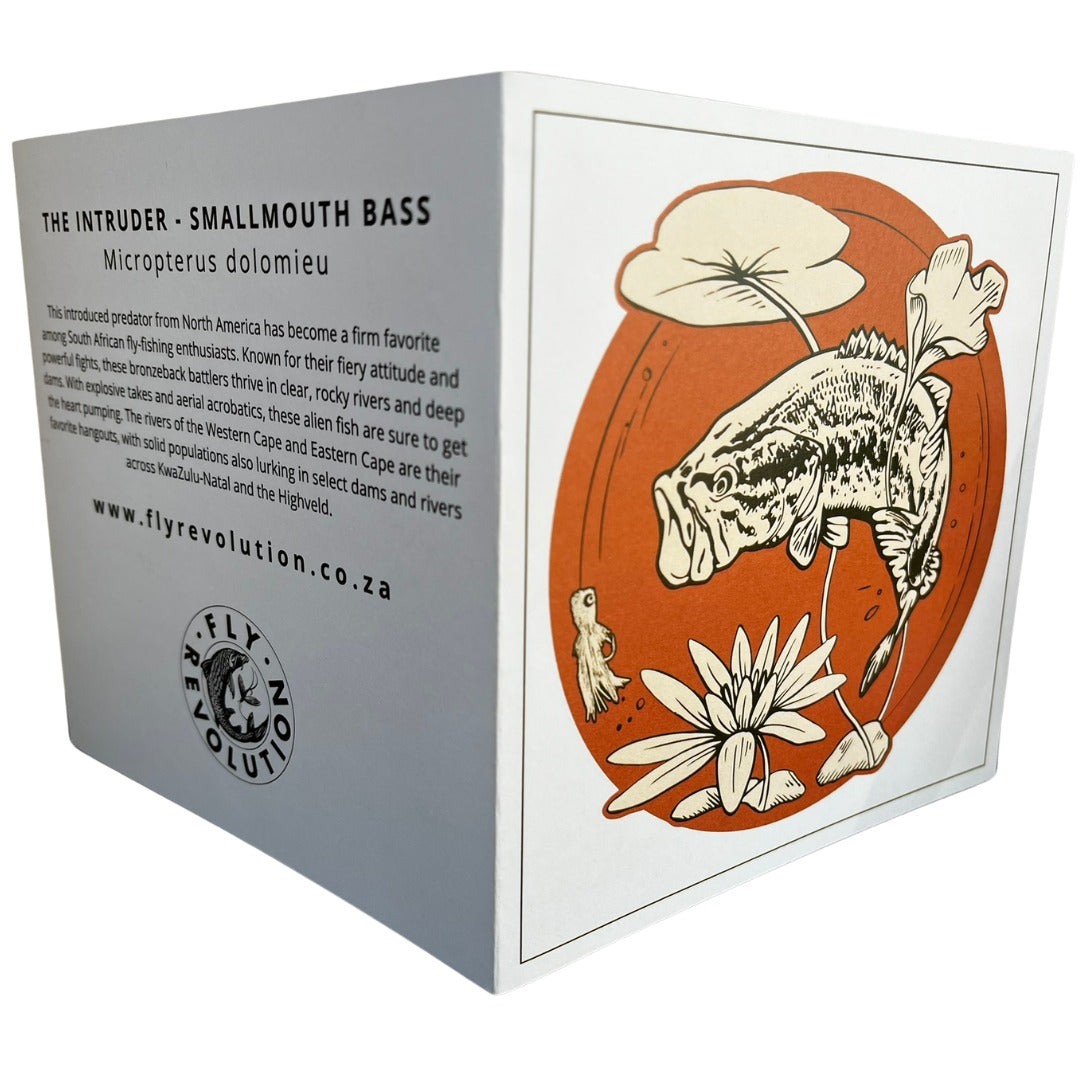 FLY REVOLUTION - SMALLMOUTH BASS GREETING CARD