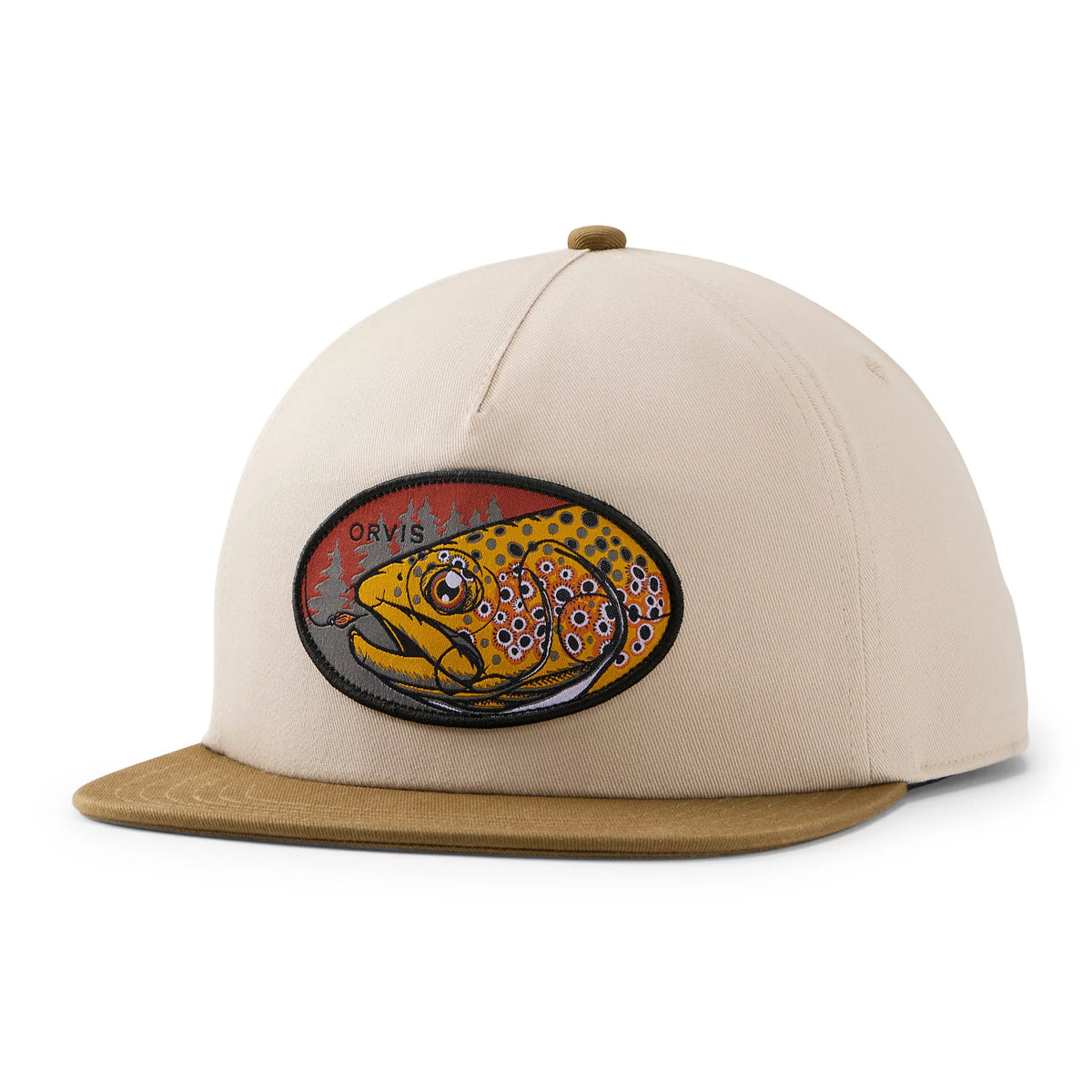 ORVIS BROWN TROUT FLAT BRIM HAT