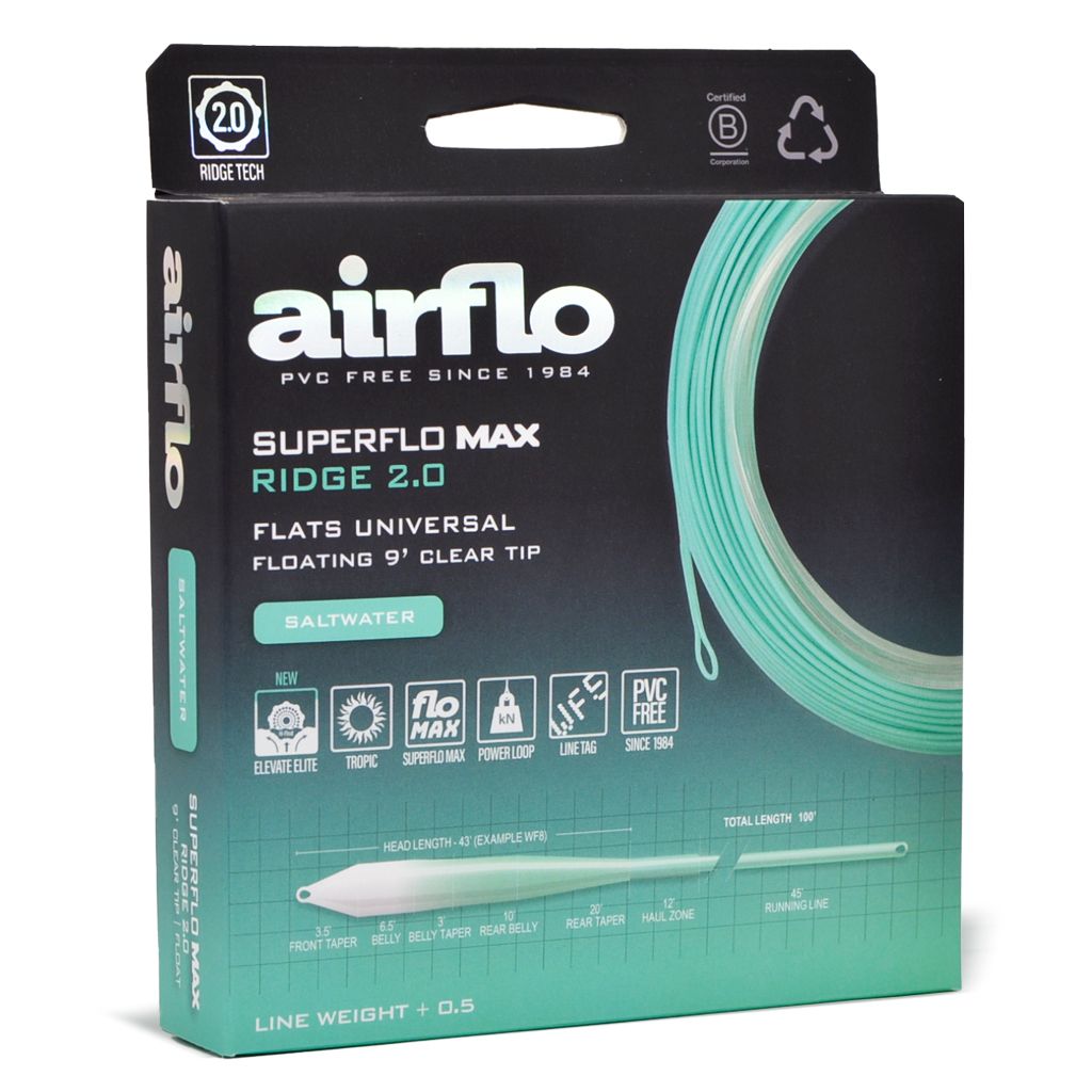AIRFLO SUPERFLO RIDGE 2.0 FLATS POWER TAPER FLY LINE