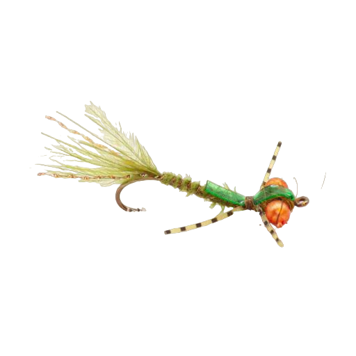 SKINNY RED EYED DAMSEL - OLIVE