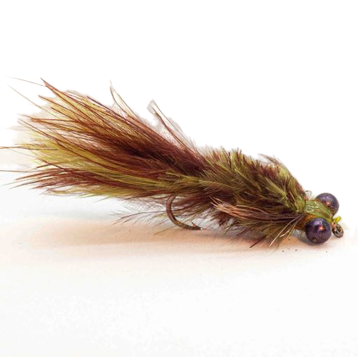 MARABOU DRAGON - BROWN & OLIVE