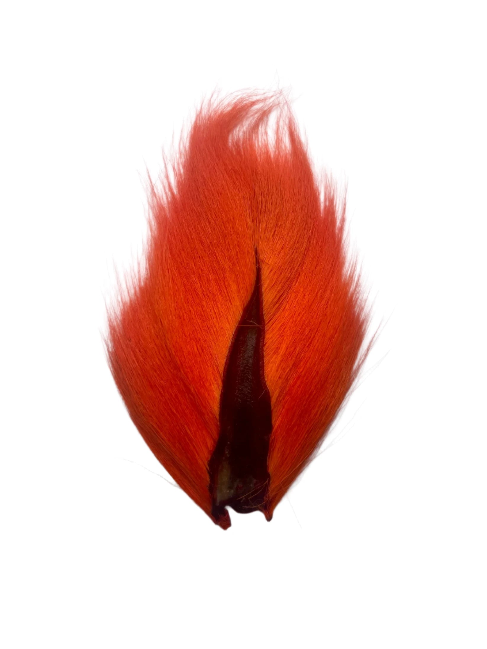 Midwest Premium Bucktails with dark roots, lying flat on a white background.