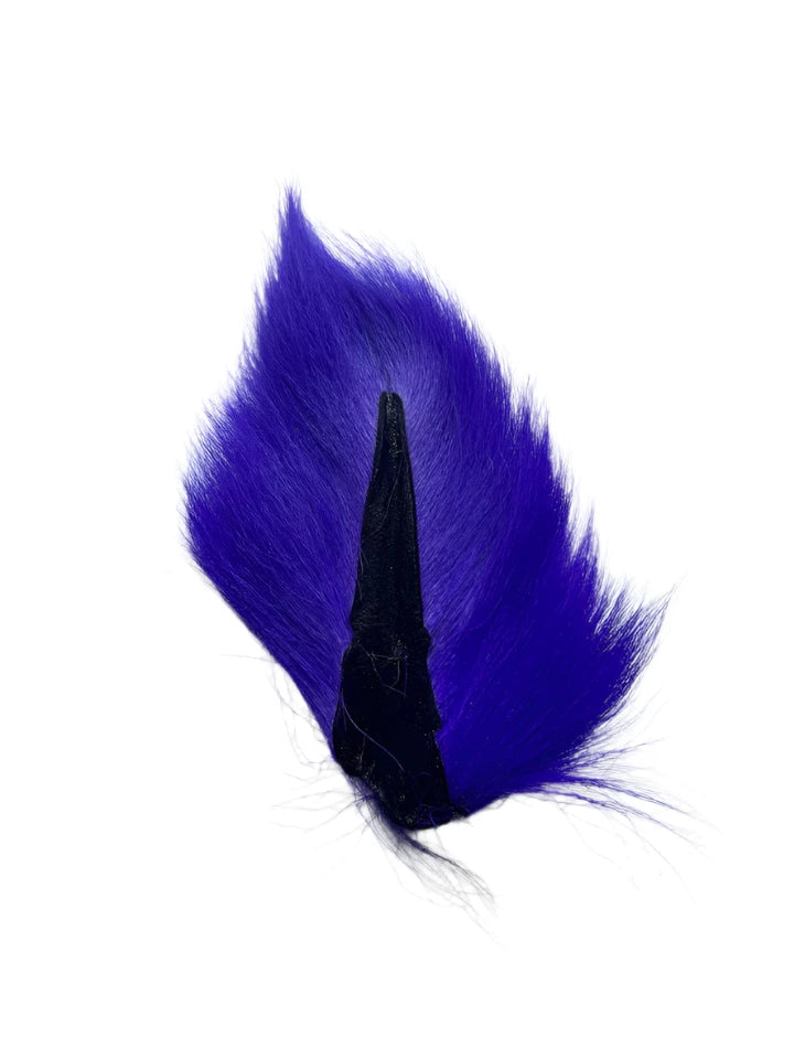 Midwest Premium Bucktails with dark roots, lying flat on a white background.