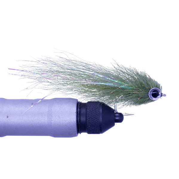 SALTWATER SF BRUSH FLY - OLIVE