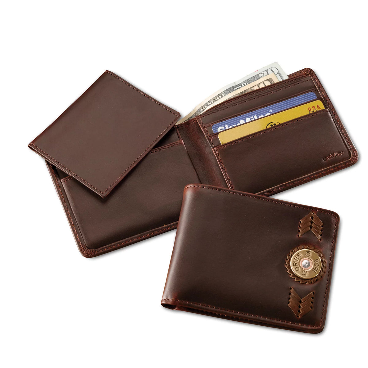 ORVIS SHOTSHELL LEATHER WALLET