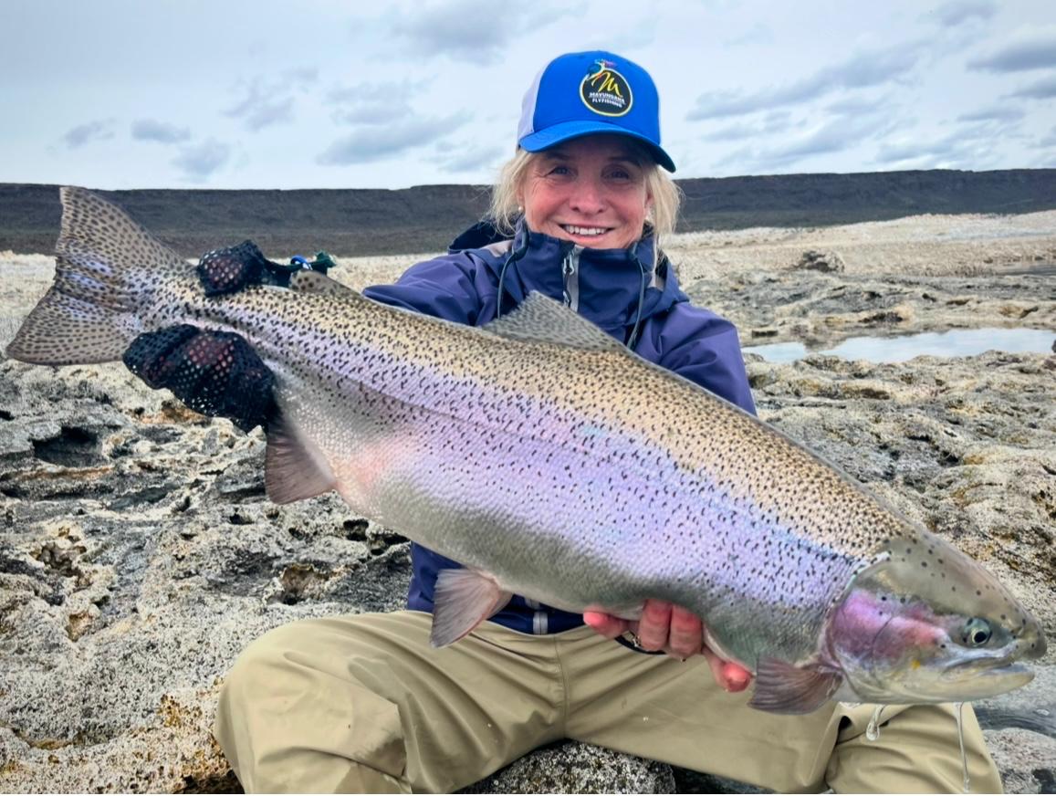 MONSTER TROUT ON JURASSIC LAKE
