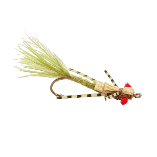 REALISTIC SKINNY RED EYED DAMSEL - OLIVE