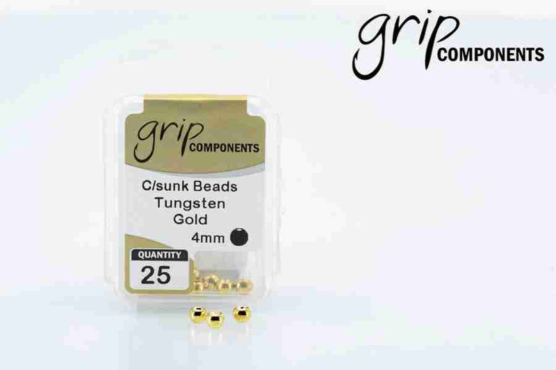 GRIP COUNTERSUNK TUNGSTEN BEADS
