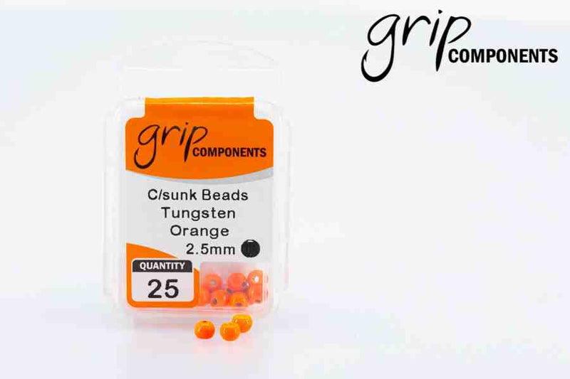 GRIP COUNTERSUNK TUNGSTEN BEADS