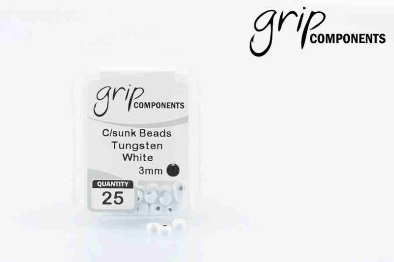 GRIP COUNTERSUNK TUNGSTEN BEADS