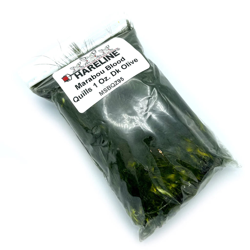 HARELINE MARABOU BLOOD QUILLS