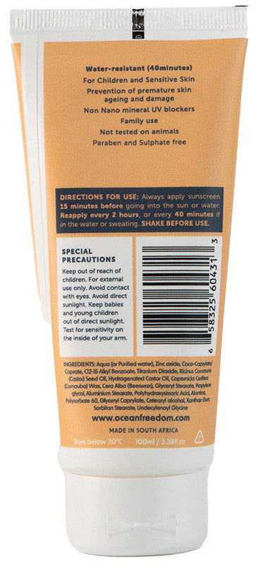OCEAN FREEDOM KIDS SUNSCREEN SPF50+
