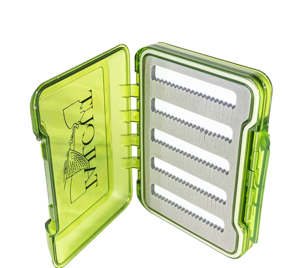 TAILOUT TRANSLUCENT GREEN FLY BOX