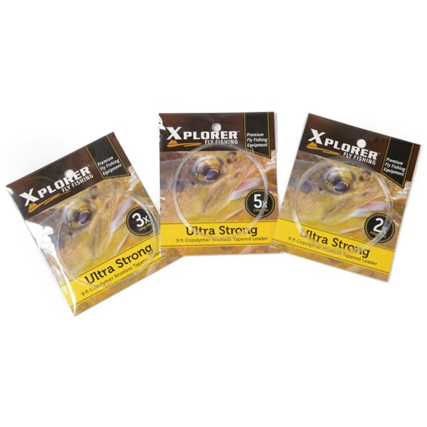 XPLORER ULTRA STRONG 9FT TAPERED LEADER
