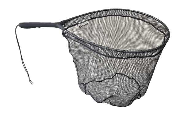 XPLORER BLACK HANDLE ALUMINIUM-ROUND NET